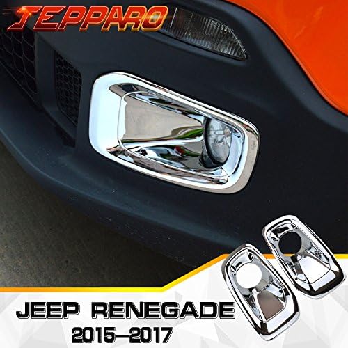 jepparo Frame for Front Fog Lamp in Chrome silver
