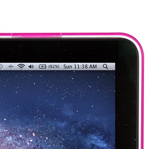 GMYLE Macbook Pro 13 hülle Rosenrot gummierte See Thru Hülle Hartschale Hartschalenkoffer Schutzhülle Schutzabdeckung Etui Notebookhülle Hard Case Cover Gehäuse für Apple Macbook Pro 13 Zoll - 6