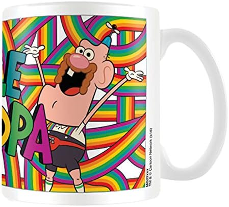 Uncle Grandpa Rainbow Pipes Ceramic Mug, Multicoloured, 7.9 x 11 x 9.3 cm
