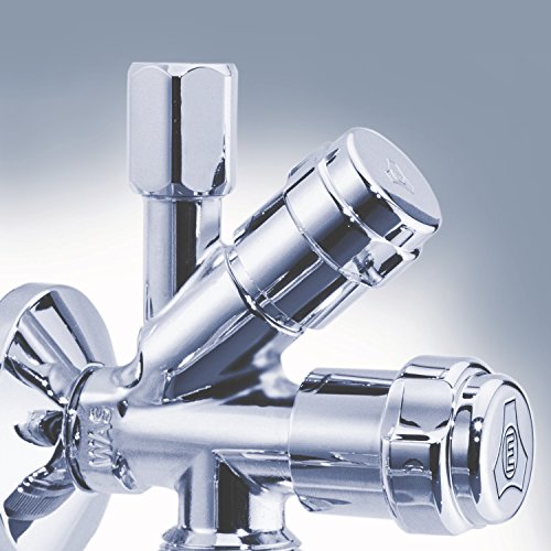 Grohe 41073000 Original WAS Kombi-Grohe Eckventil, Fettkammer Oberteil 3/8 Zoll mit Rückflussverhinderer - 4