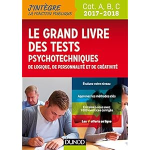 Le Grand Livre 2017-2018 des tests psychotechniques de logique, de personnalité et de créativité Livre en Ligne Le Grand Livre 2017-2018 des tests psychotechniques de logique, de personnalité et de créativité Livre en Ligne - Telecharger Ebook