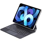 EHZ TEKNOLOJI iPad Air 11 in&ccedil; M2 &Ccedil;ip Uyumlu Magic Keyboard, Dokunmatik Y&uuml;zey, Mıknatıslı Aydınlatmalı Klavyeli Kılıf