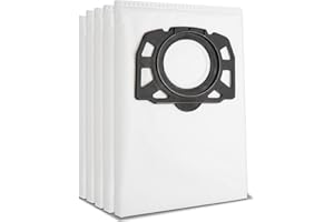 AROMELIVII Sac Aspirateur Karcher WD5, Lot de 5 Sacs droits Aspirateur pour Karcher WD4 WD5 WD6 MV4 MV5 MV6, SE 5.100 SE 6.100