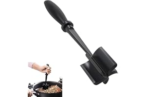 Pizsieat Hackfleisch Zerkleinerer,Hitzebeständiger Fleischhacker ABS Hackfleischhacker Multifunktionaler Fleischhacker für Rindfleisch Burger Fleisch für Gemüse und Obst