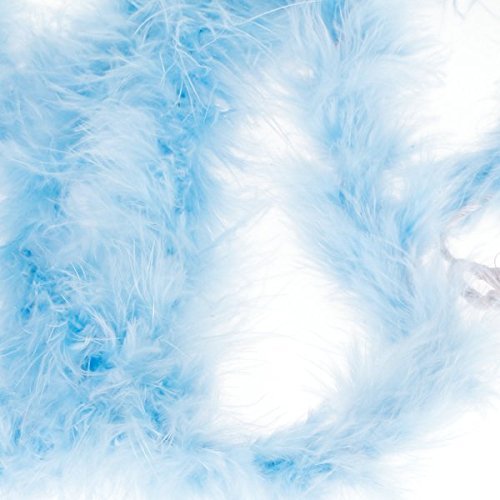 ourbest blau Feder Boa Fluffy Craft Dekoration 2 Meter Lang - 5