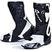 Produktbild Black Zero - Motorrad-Stiefel - wasserdicht - Sport/Racing - Weiß - EU44 (UK10)