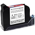 GearZone Original High Adhesion Fast-Drying Black Solvent Ink Cartridge 42ml for 0.5in/12.7mm Handheld Inkjet Printer