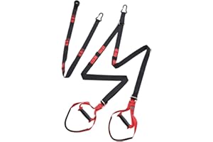 Fitness Mad Suspension Training System | Sling Trainer with Door Anchor | Suspension Trainer for Strength Training & Body Weight Resistance | Full-Body Training – Workout Anywhere