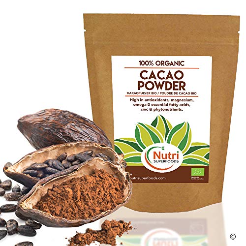 Cacao Orgánico en Polvo, Superalimento Vegano y Sin Azúcar - 200g