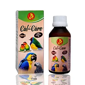 Pet Care International Cal-Care to Provide Essential Calcium for Healthy Bird Healthcare (100 ml)