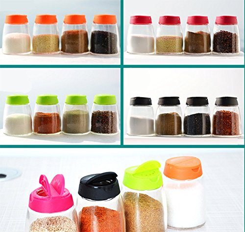 JUNGEN Gewürzflasche Grill  Gewürze Tank Gewürz Tank Küche Gewürz Flasche Pfeffer Flasche 4 Stk - 3