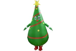 Arokibui Inflatable Christmas Costume Blow up Costume Halloween Costume Christmas Suit Festival Costume Carnival Costume