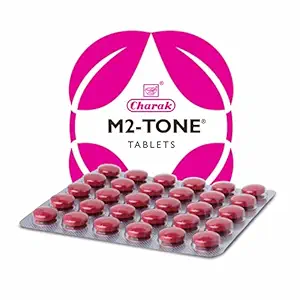 Charak Pharma M2Tone Tablet For Women Health & Menstrual health - 30 Tablets X 3 |