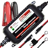 MOTOPOWER MP00206 12V 1.5Amp Chargeur de Batterie entièrement Automatique/Mainteneur pour Les Voitures, Motos, VTT, VR, Powersports, Bateau et Plus. Intelligent, Compact et économie d'énergie
