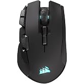 CORSAIR IRONCLAW Kablosuz SE Oyun Faresi &ndash; 26.000 DPI, Daha B&uuml;y&uuml;k Eller i&ccedil;in Ergonomik Tasarım, 10 Programlanabilir D&uuml;ğme, MO
