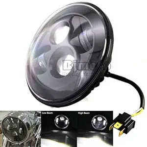 Generic 7 inch LED Headlight with DRL for All Royal Enfield Bullet