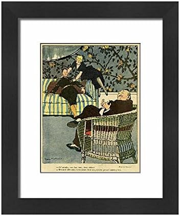 Framed 10x8 Print of Cartoon, Soldier with medals, WW1 (14352294)