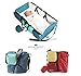 ROYAL KIDDY LONDON © 3 IN 1 FOLDABLE BABY TRAVEL BAG AS BABY CHANGING BAG, NURSERY BAG, DIAPERS BAG & BASSINET (MAROON)