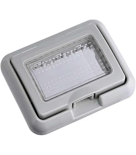 Cassetta Idrobox Vetrineinrete Per Esterno 2 Posti - Impermeabile IP55, Compatibile Vimar Plana, Materiale Termoplastico