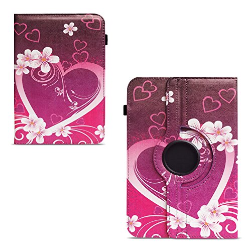 Archos Copper 101C Robuste Universal Tablet Schutzhülle aus hochwertigem Kunstleder Hülle Tasche Standfunktion 360° Drehbar kombiniert Schutz und Design in 9 verschiedenen Farben Cover Case Universal Schutzhülle , Farben:Motiv 2 - 4