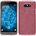 Produktbild PhoneNatic Case für LG G5 Hülle Silikon rosa brushed Case