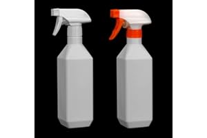 LAOJU Vaporisateur Bouteilles Pulvérisateur Vide 2 Pièces 500ML Flacon Pulvérisateur en Plastique Rechargeable avec Pulvérisation et Jet Modes pour Nettoyage Cuisine Jardin Arroser Les Plantes