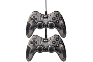 COUGAR-EGY (9012) USB Wired Double Gamepad Turbo Controller with Vibration Function For PC or Laptop, 1.5 Meter (BROWN)