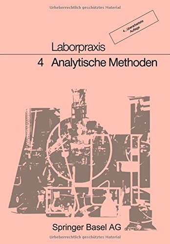 Laborpraxis: 4 Analytische Methoden