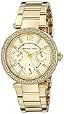 Michael Kors Damen Analog Quarz Uhr mit Edelstahl Armband MK6056