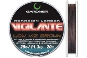 FIRST4FISHING Gardner Tackle Vigilante Braided Hooklink Leader - Carp Coarse Fishing Line