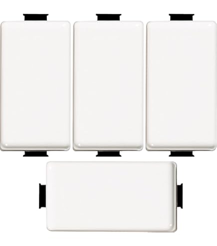 Bticino MatixGO Effects plaque de couverture 4 modules en aluminium