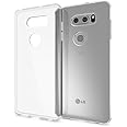NALIA Custodia compatibile con LG V30, Cover Protezione Silicone Trasparente Sottile Gel Case, Copertura Gomma Lucida Chiaro 