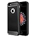 Produktbild Vicstar iPhone SE Hülle, iPhone SE Case Schlagfesten Stoßstangen Carbon Silikon TPU Handyhülle Anti-Kratzen Anti-Fingerabdruck Ultra Slim zurück Fall Shock Handyhüllen Schutzhülle für iPhone SE
