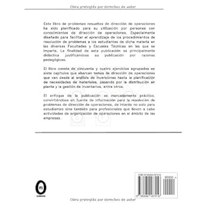 Problemas resueltos de dirección de operaciones