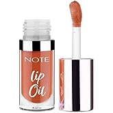 زيت الشفاه Note Cosmetics 50 كريمي كراميل مرطب ومشرق للعناية بالشفاه، بني