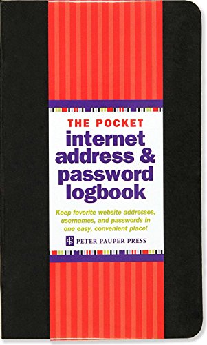 Preisvergleich Produktbild Pocket Internet Address & Password Logbook