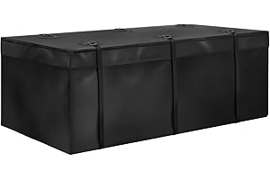 Signstek Heckbox für Anhängerkupplung Auto Hintere Erweiterbare Gepäcktasche - wasserdichte, haltbare und weiche Transporttasche 417 L, 500 D PVC Tarpulin, für Familie, Outdoor, Wochenendausflug usw.