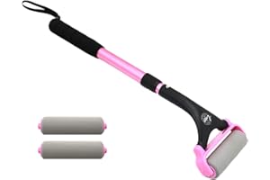 EASACE Applicateur de lotion pour le dos et le corps, auto-application facile de la brosse de lavage du corps de bain de douche, crème pour la peau, bronzage(Rose)