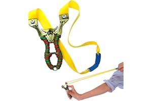 SSyang 1 Pezzi Fionda e Catapulta, Fionda, Elastici per Catapulta con Elastico per Fionda, 6 Volte la velocità di Allungamento, Elastici Che Si Adattano alla Maggior Parte delle Fionde, Colorato