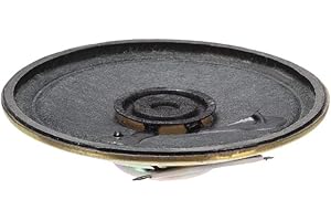 sourcing map Altoparlante magnetico della sostituzione di forma rotonda dell'altoparlante 50mm di DIY di ohm 0.5W 8