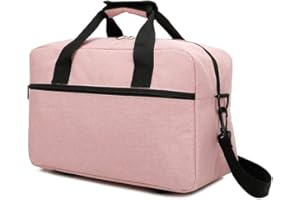 RAYKONG Ryanair Borsa da Cabina 40x20x25 cm Bagaglio da Viaggio Borsa da Cabina per Aereo a Mano Cinghia Regolabile con Rinforzo per le Spalle.(Cab1-Rosa)