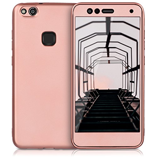 kwmobile Funda para Huawei P10 Lite - Carcasa Doble de TPU - Case de ambas Caras para m vil en Oro Rosa Metalizado reviews kwmobile Funda para Huawei P10 Lite - Carcasa Doble de TPU - Case de ambas Caras para m vil en Oro Rosa Metalizado