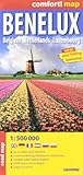  Benelux Belgium, Netherlands, Luxemburg. Road map 1 : 500 000