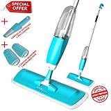 mopa con spray vileda 100o Vuelva a llenar la botella de spray con su propia solución- Las botellas desmontables y recargables le permiten usar su propia solución de limpieza (ya sea una marca de una tienda, algo que usted mismo mezcla o agua pura). Solo llénelo con su limpiador de pisos y agua preferidos, atornille nuevamente la parte superior, introdúzcalo y comience. Además, las botellas que contienen solución en un tamaño decente. Puede fregar casi toda su casa con una botella de solución y una almohadilla de limpieza