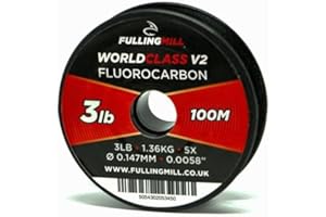 Fulling Mill NEW FLUOROCARBON V2 WORLD CLASS TIPPET LEADER- 100M SPOOL