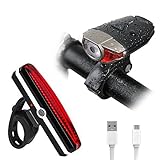 AOVEEISELED Fahrrad Lichter Set USB Wiederaufladbare...