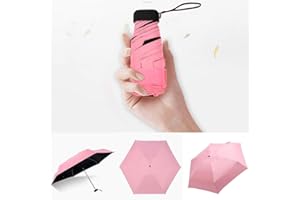 FENSIN Ultra Light Mini kompakte taschenschirm Reise Regenschirm - Winddicht Tragbar Sonnenschirm Sonne & Regen Outdoor Golf Regenschirm UV- Schutz für Damen Herren Kinder