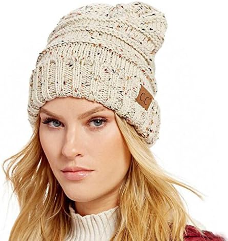 Warm Knitted Hats ,RainRR Oversized Chunky Soft Oversized Knit Slouchy Beanie for Girls Women