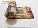 Produktbild NANDNANDINI - Ein perfektes Weihnachtsgeschenk Fruit Indian Bohemian Bettwäsche Handmade Throw Kantha Quilt Ralli Gudri Kantha Quilt Decke Bettwäsche Tagesdecke