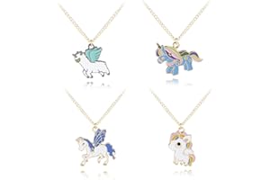 SCJJZ halskette damen,kette damen,freundschaftskette,beste freundin geschenke,geschenke für freundin,Schmetterlings-Halskette Cartoon Girl BFF Best Friend Halskette (2 Stück)